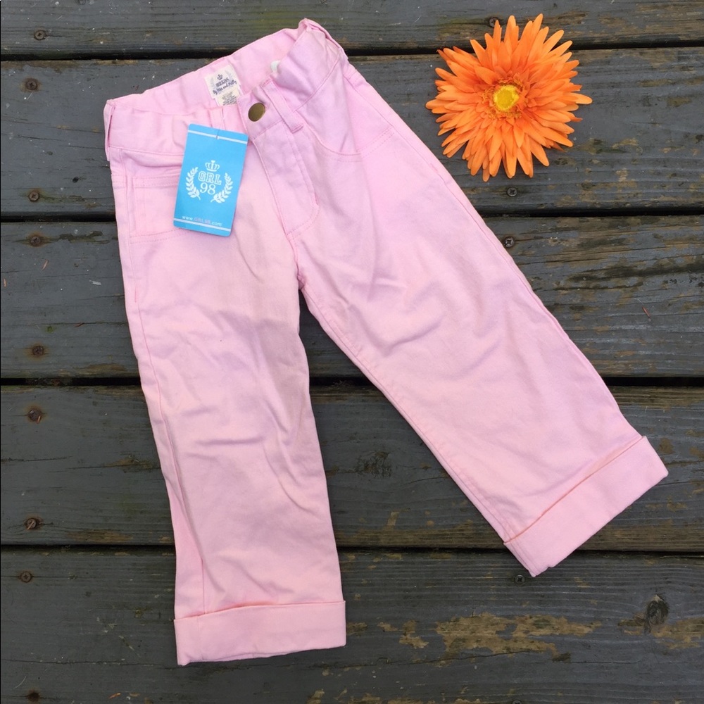 Girls 5 pocket denim Capris